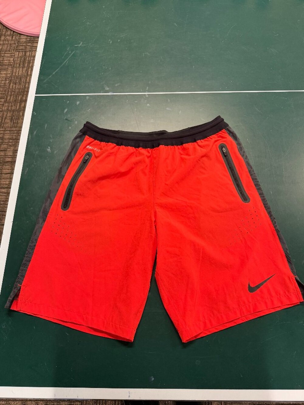 NWT Nike Dri-FIT Football Training Shorts Red Black Men’s M